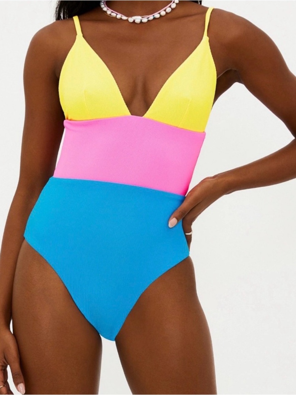 Beach Riot Multi Colored One Piece Size Medium